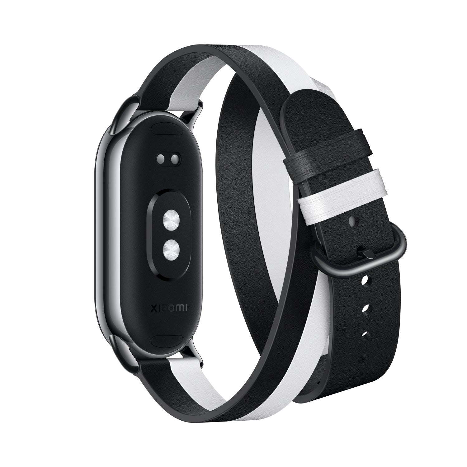 Xiaomi Smart Band 8 Double Wrap Strap - Sort og hvid