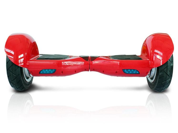 Hoverboard rød, 10 tommer dæk, 4,4 AH