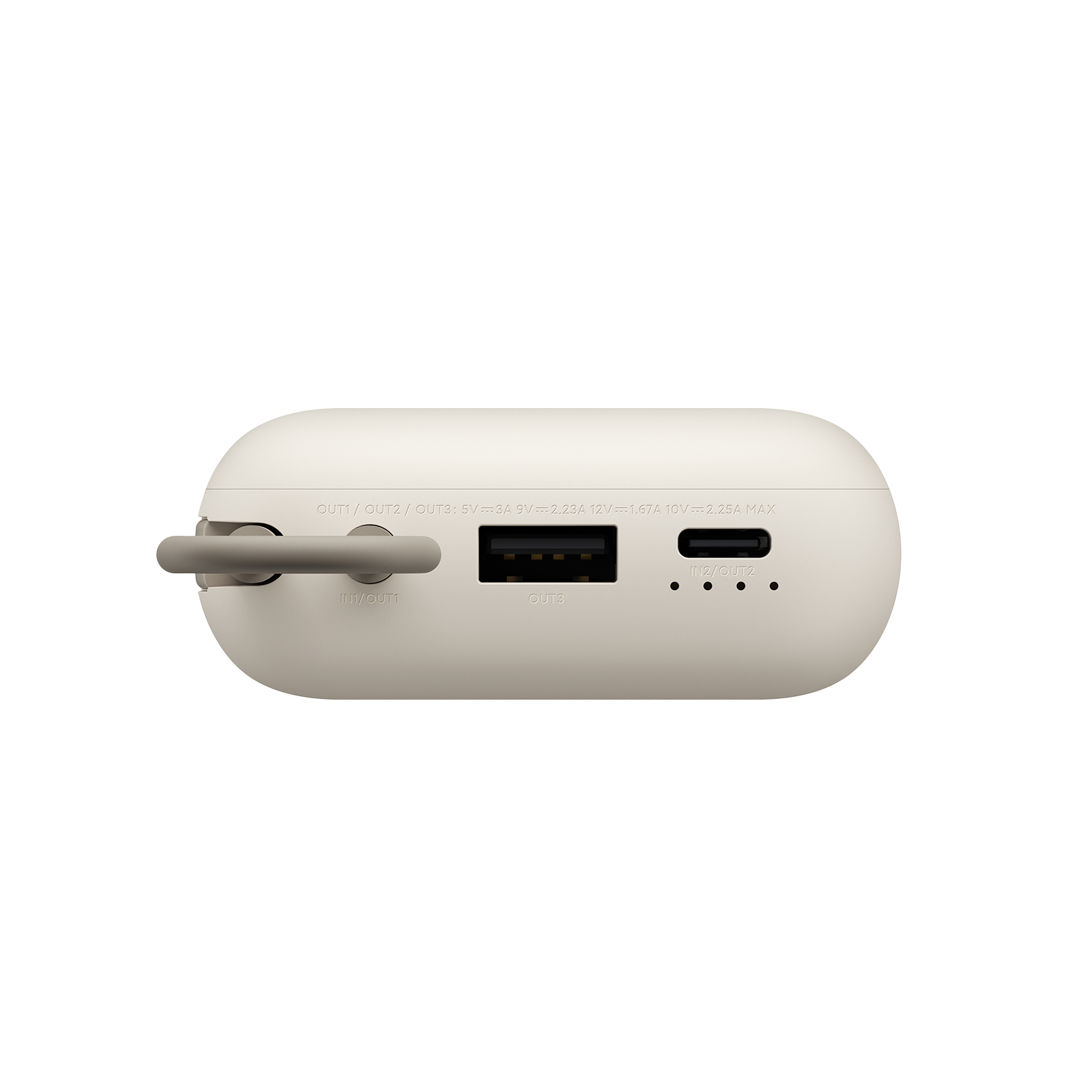 Xiaomi Power Bank 10000mAh (Integrated Cable) Tan GL