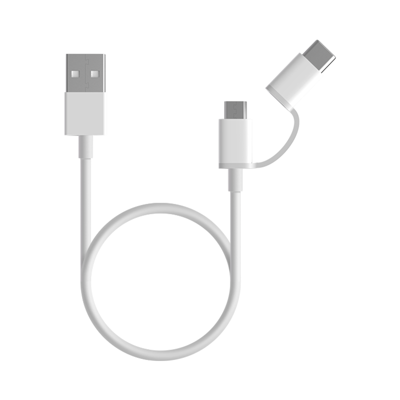 Mi 2-i-1 USB-kabel (Micro USB til Type C)